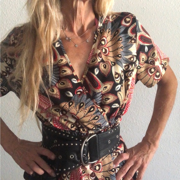 SHEIN Multicolor Bohemian Maxi Dress L - Picture 1 of 7